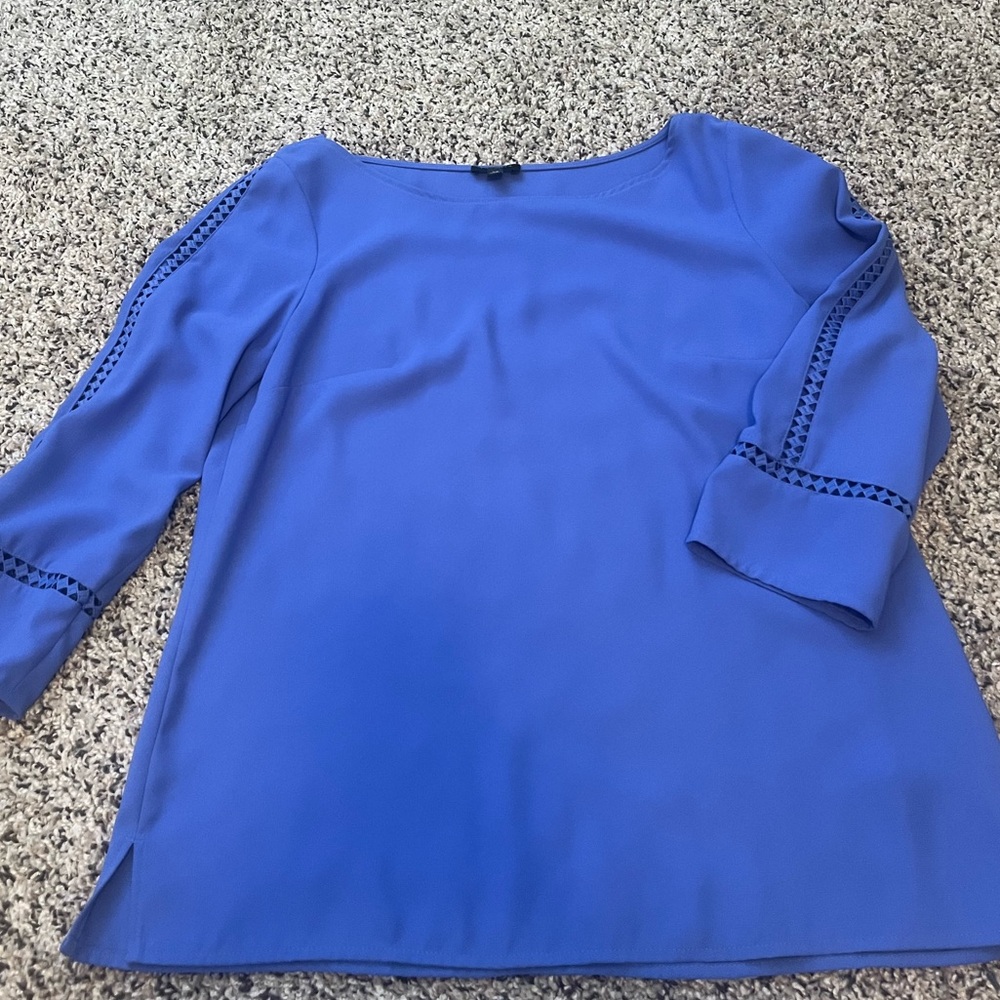 Talbots Periwinkle Blue Blouse